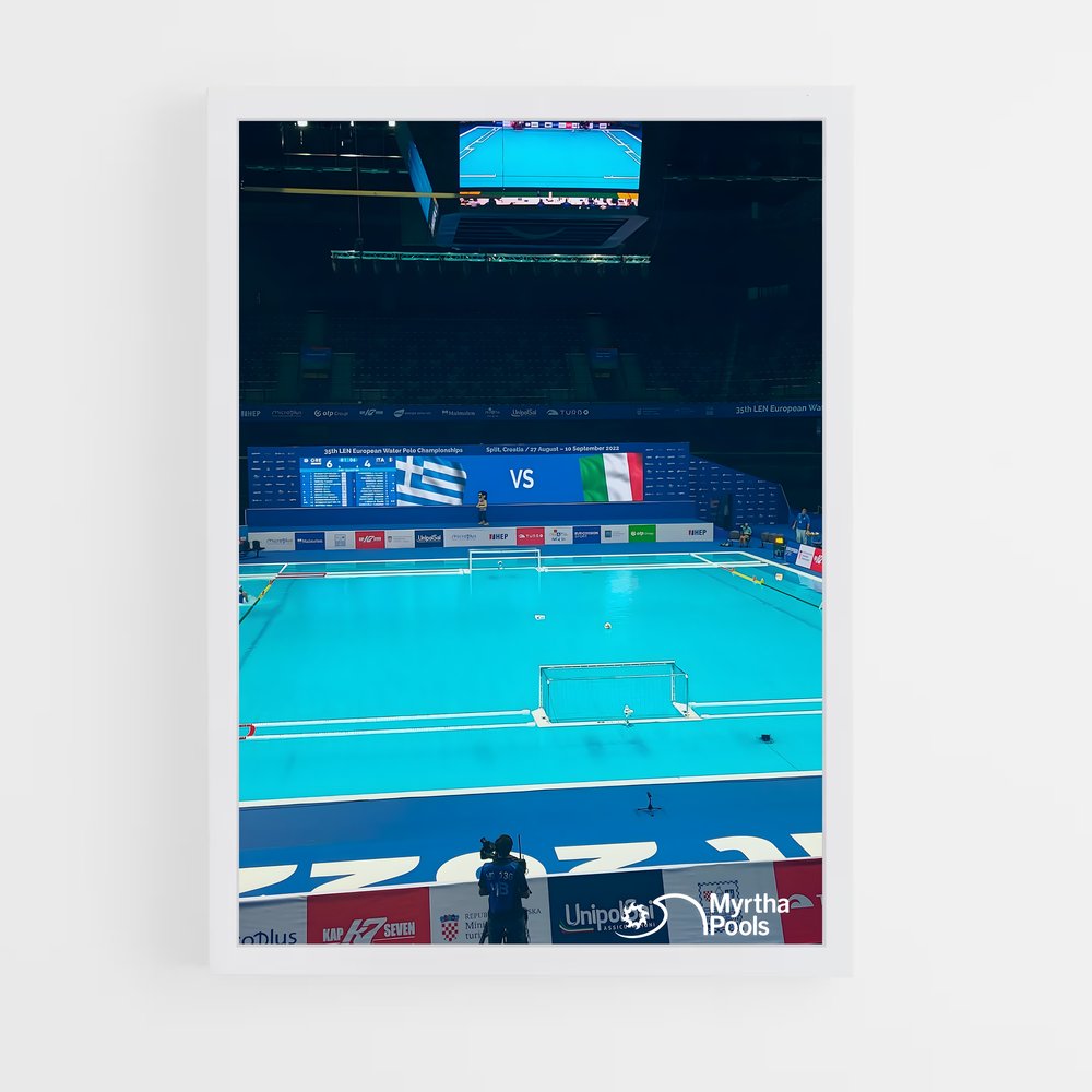 Poster European water – affiche Water-polo (vue 3)